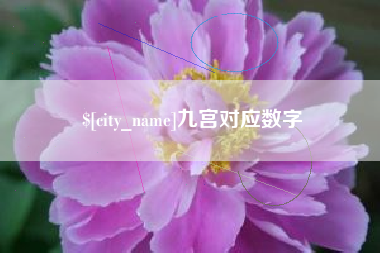 迁安市九宫对应数字