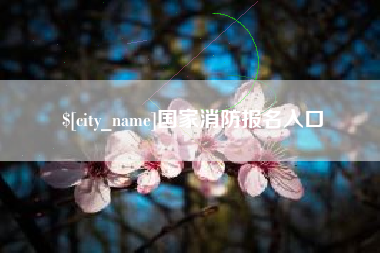 迁安市国家消防报名入口