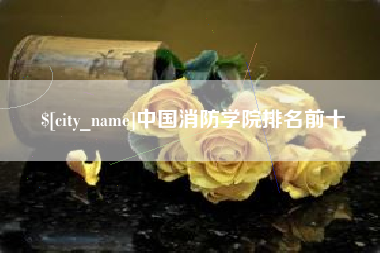 迁安市中国消防学院排名前十
