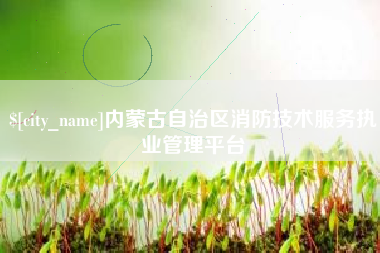 迁安市内蒙古自治区消防技术服务执业管理平台