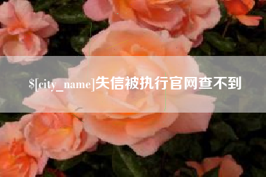 迁安市失信被执行官网查不到