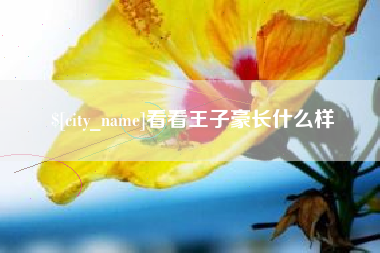 迁安市看看王子豪长什么样