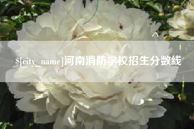 迁安市河南消防学校招生分数线