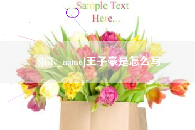 迁安市王子豪是怎么写