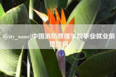 迁安市中国消防救援学院毕业就业前景如何