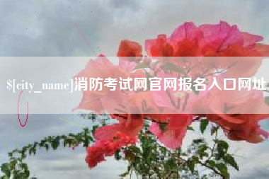 迁安市消防考试网官网报名入口网址