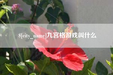 迁安市九宫格游戏叫什么