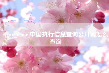 迁安市中国执行信息查询公开网怎么查询