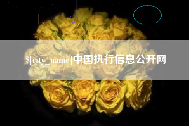 迁安市中国执行信息公开网