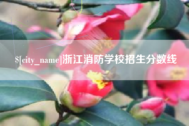 迁安市浙江消防学校招生分数线
