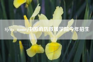 迁安市中国消防救援学院今年招生