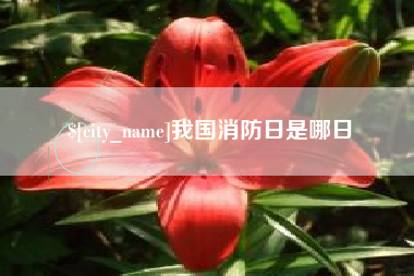迁安市我国消防日是哪日
