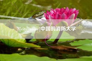 迁安市中国的消防大学