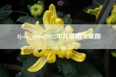 迁安市2022年九宫格飞星图
