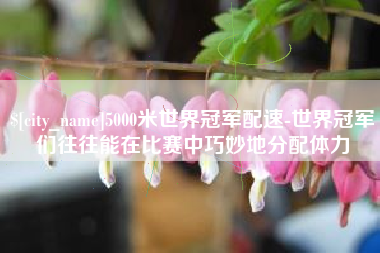 迁安市5000米世界冠军配速-世界冠军们往往能在比赛中巧妙地分配体力