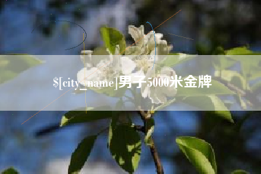 迁安市男子5000米金牌
