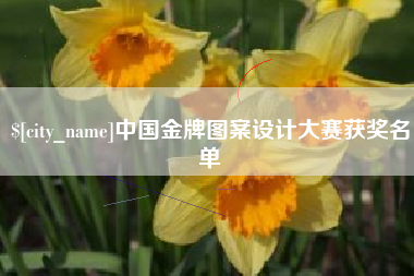 迁安市中国金牌图案设计大赛获奖名单