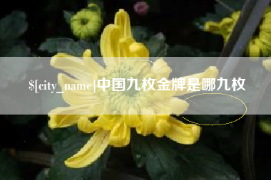 迁安市中国九枚金牌是哪九枚
