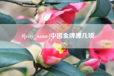迁安市中国金牌哪几项