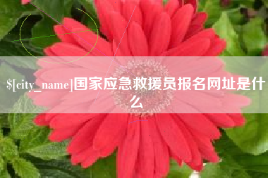 迁安市国家应急救援员报名网址是什么