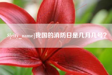 迁安市我国的消防日是几月几号？