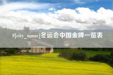 迁安市冬运会中国金牌一览表