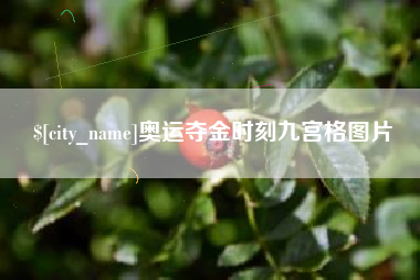 迁安市奥运夺金时刻九宫格图片